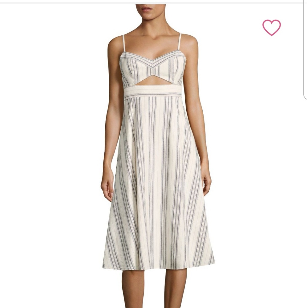 NWT! BCBG Karoline striped midi dress